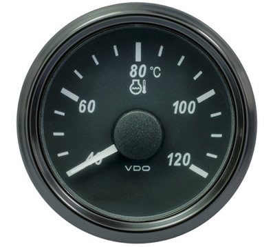 VDO SingleViu Coolant Temperature Gauge 120C